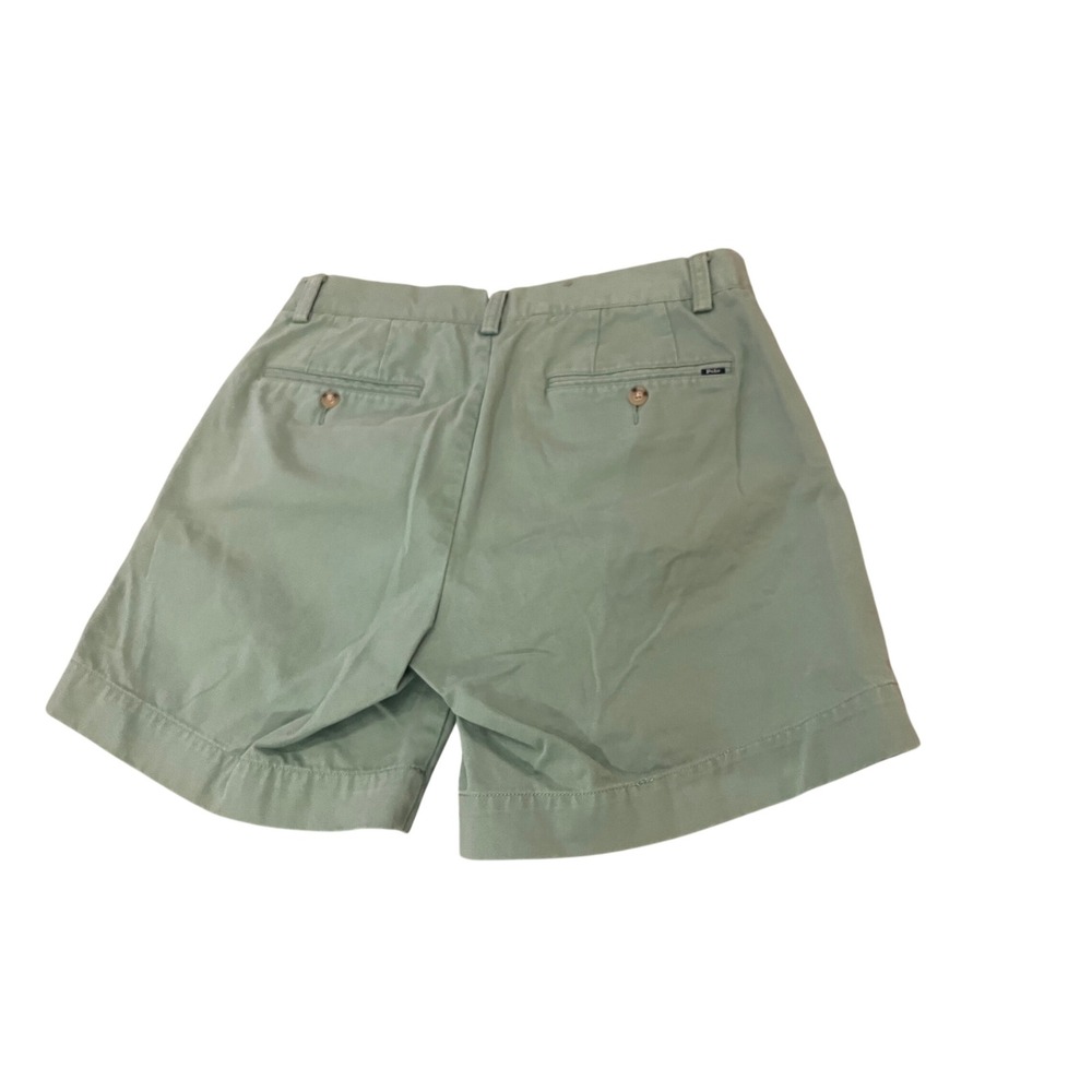 Polo Ralph Lauren Mens Classic Fit 6 Inch Shorts Sage Green Cotton Twill Size 30